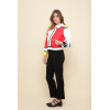 Blouson court style mondrian Hippocampe